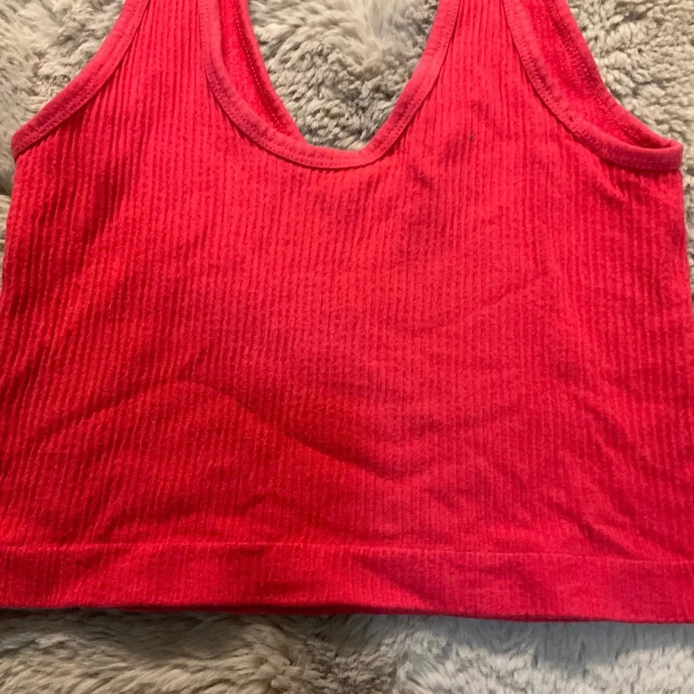 Out From Under Ribbed Tank‎ Size Large Salmon Color Womens - Picture 5 of 5